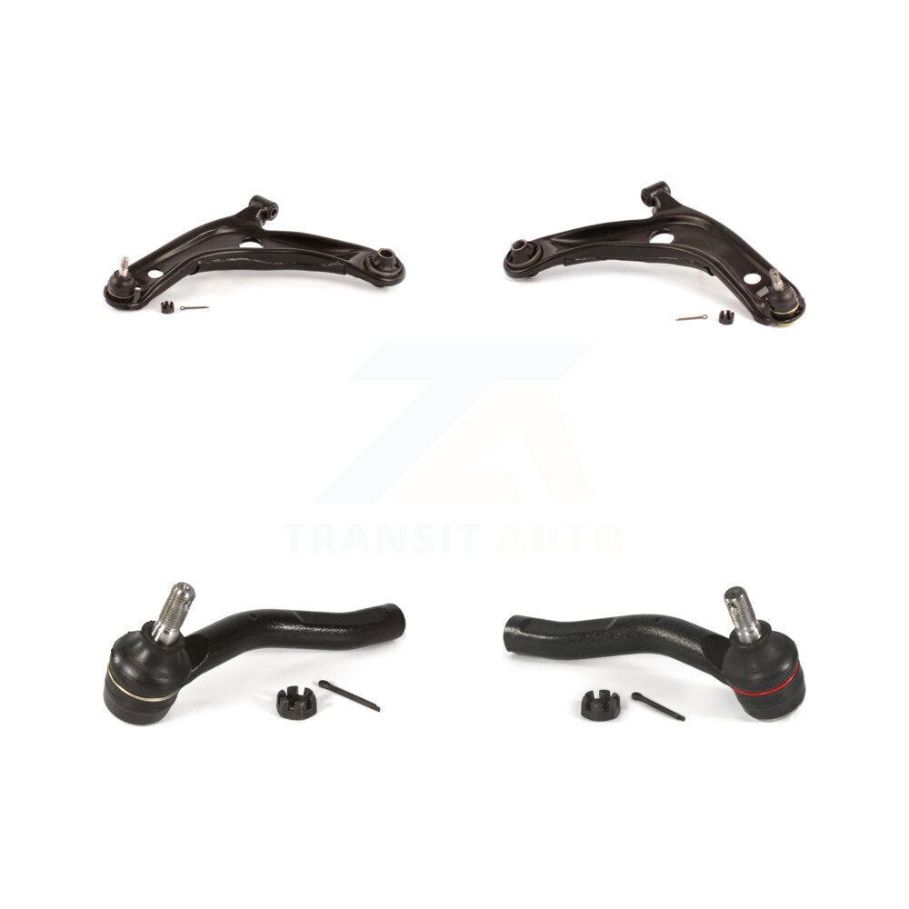 Front Suspension Control Arm Assembly & Tie Rod End Kit For Toyota Yaris Prius C