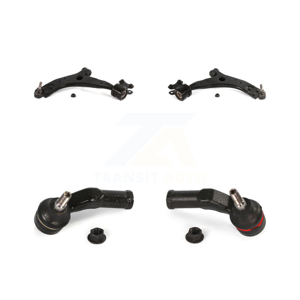Front Suspension Control Arm Assembly And Tie Rod End Kit For Volvo S40 V50 C70