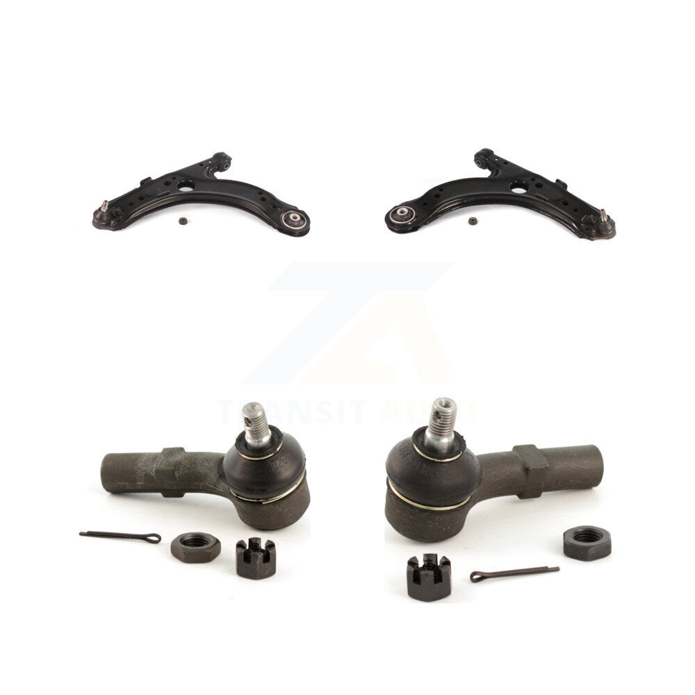 Front Suspension Control Arm Assembly Tie Rod End Kit For Volkswagen Jetta Golf
