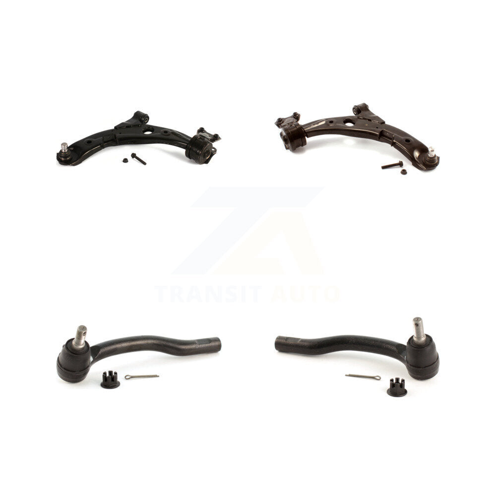 Front Suspension Control Arm Assembly & Tie Rod End Kit For 2007-2012 Mazda CX-7