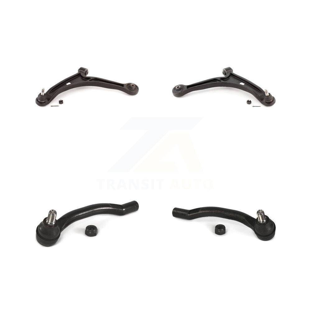 Front Suspension Control Arm Assembly Tie Rod End Kit For Honda Pilot Acura MDX