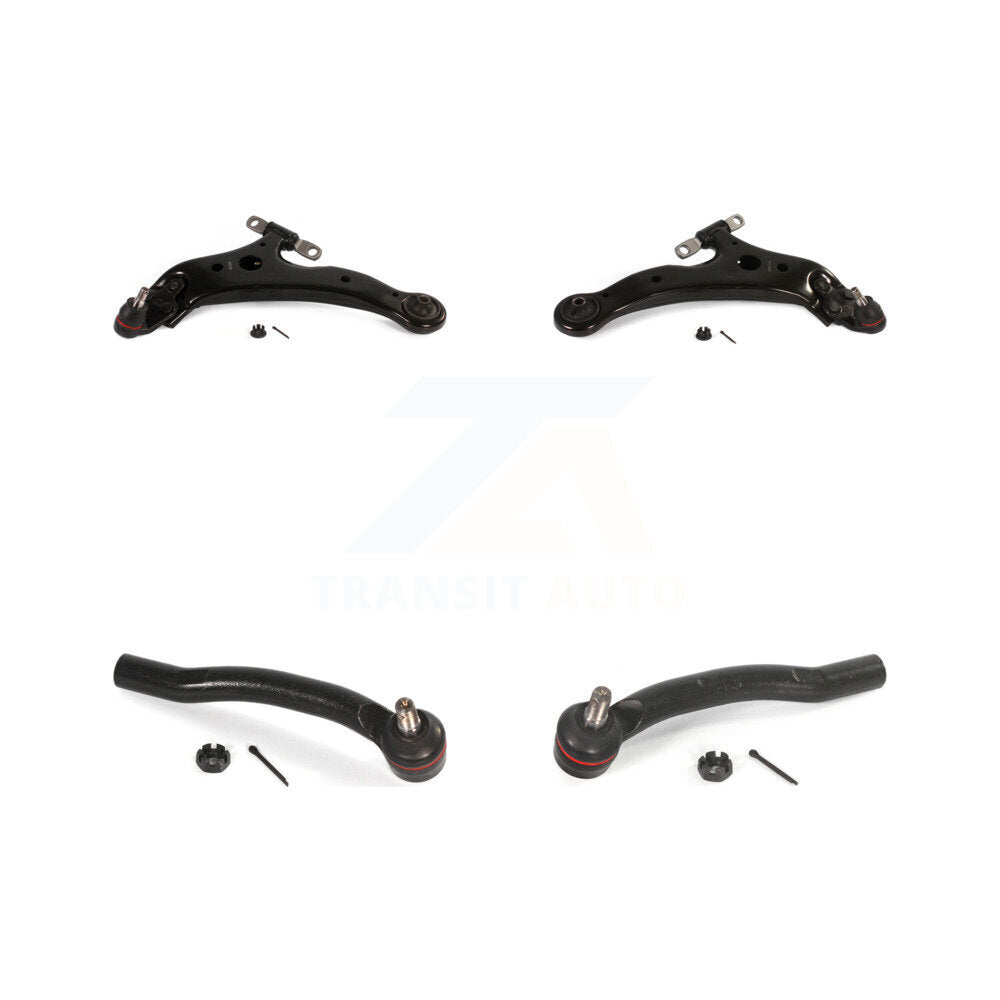 Front Suspension Control Arm Assembly & Tie Rod End Kit For Toyota Camry Avalon