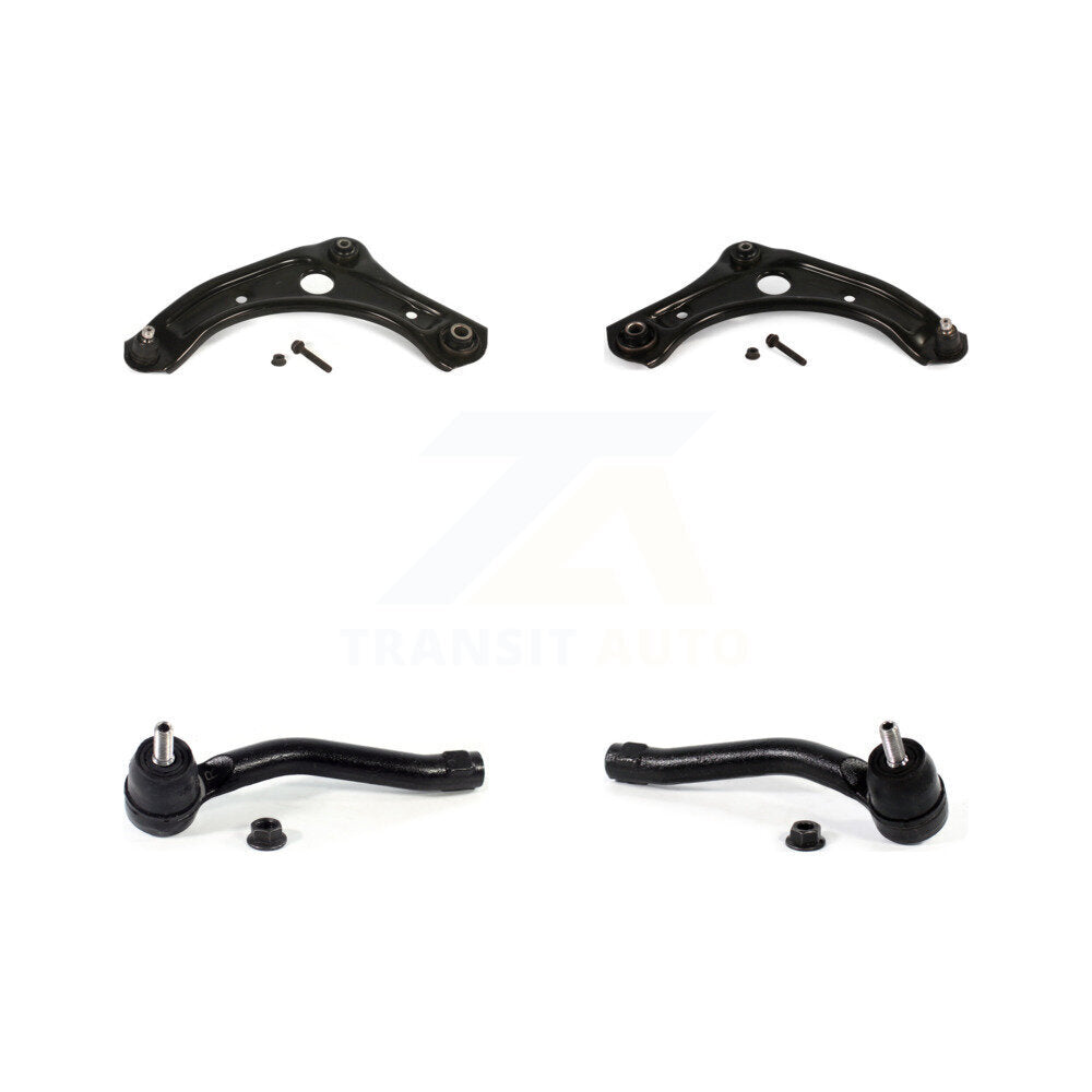 Front Suspension Control Arm Assembly And Tie Rod End Kit For Nissan Micra Versa