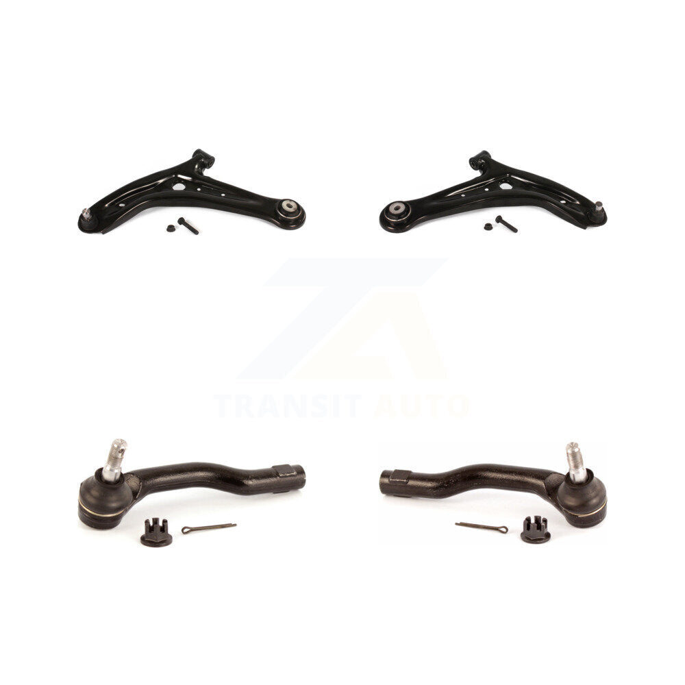Front Suspension Control Arm Assembly And Tie Rod End Kit For 2011-2014 Mazda 2