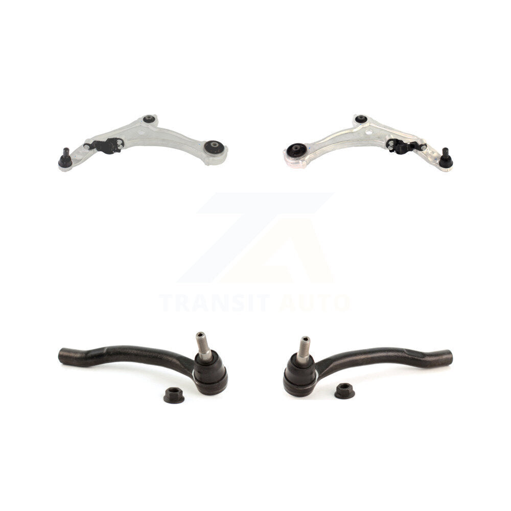 Front Suspension Control Arm And Tie Rod End Kit For 2009-2014 Nissan Maxima