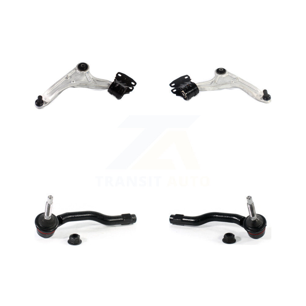 Front Suspension Control Arm Assembly & Tie Rod End Kit For Ford Fusion Lincoln
