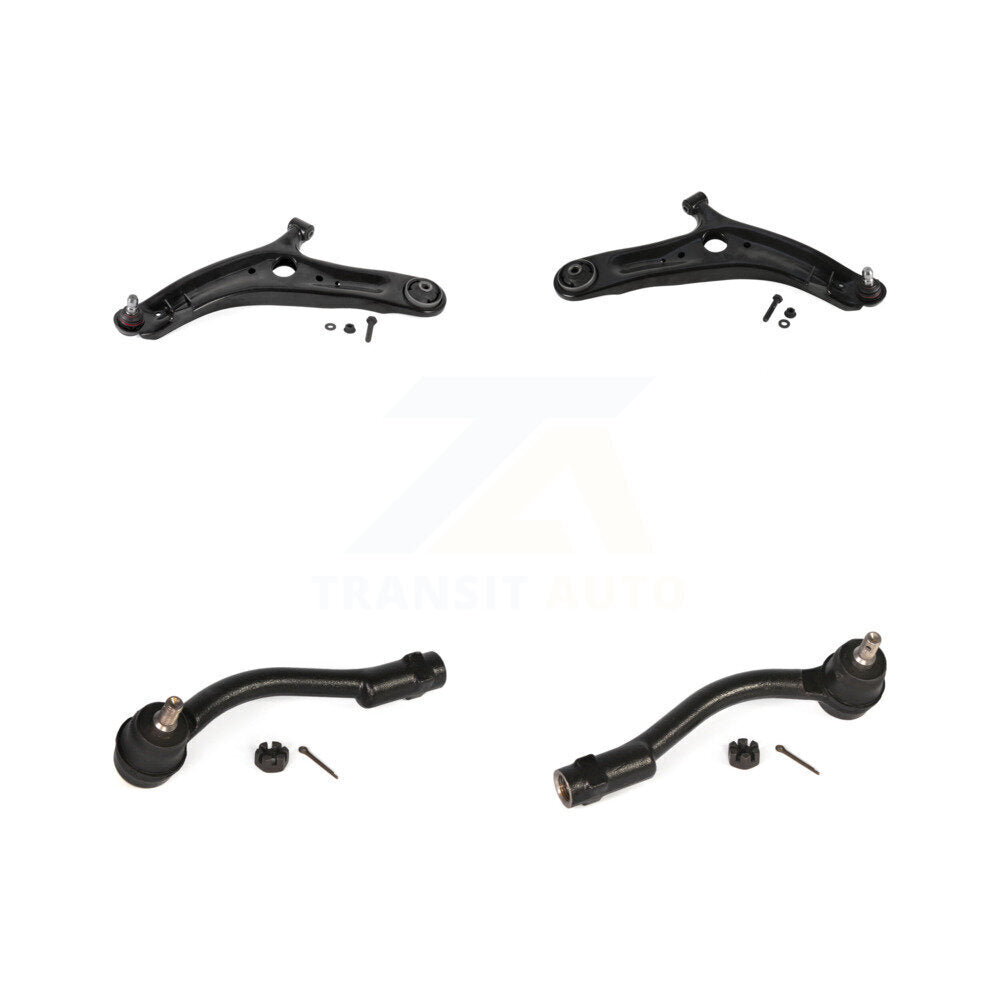 Front Suspension Control Arm Assembly And Tie Rod End Kit For Kia Soul