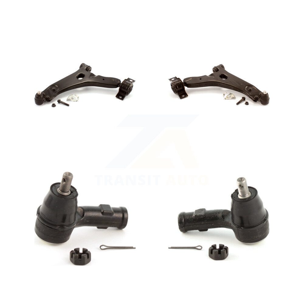 Front Suspension Control Arm Assembly & Tie Rod End Kit For 2008-2011 Ford Focus