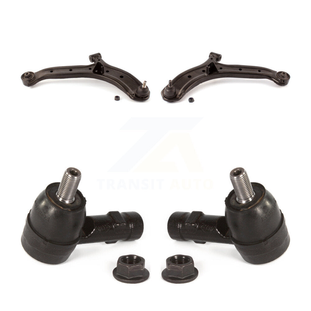 Front Suspension Control Arm And Tie Rod End Kit For 2000-2005 Hyundai Accent