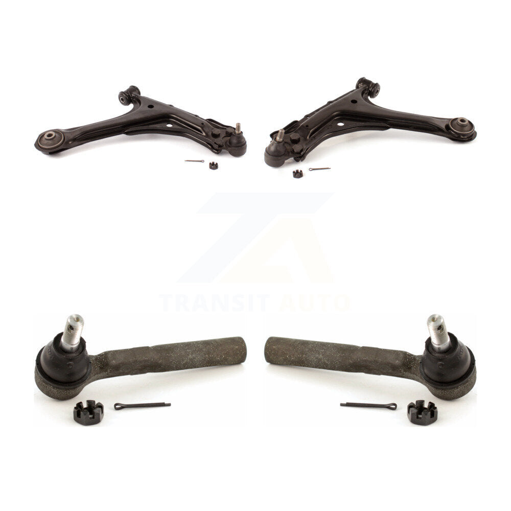 Front Suspension Control Arm Assembly And Tie Rod End Kit For Chevrolet Cavalier