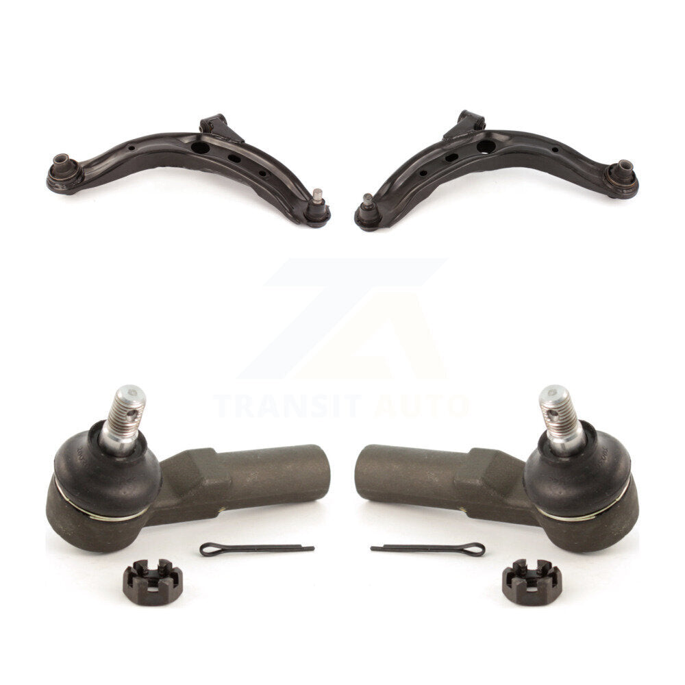 Front Suspension Control Arm Assembly & Tie Rod End Kit For 2000-2006 Mazda MPV