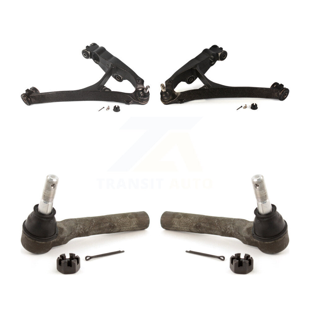 Front Suspension Control Arm Assembly Tie Rod End Kit For Chevrolet Express 1500