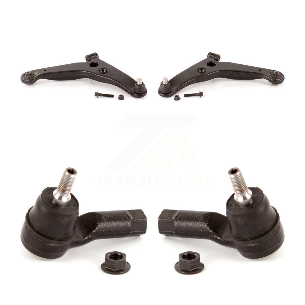 Front Suspension Control Arm Assembly Tie Rod End Kit For Mitsubishi Lancer AWD