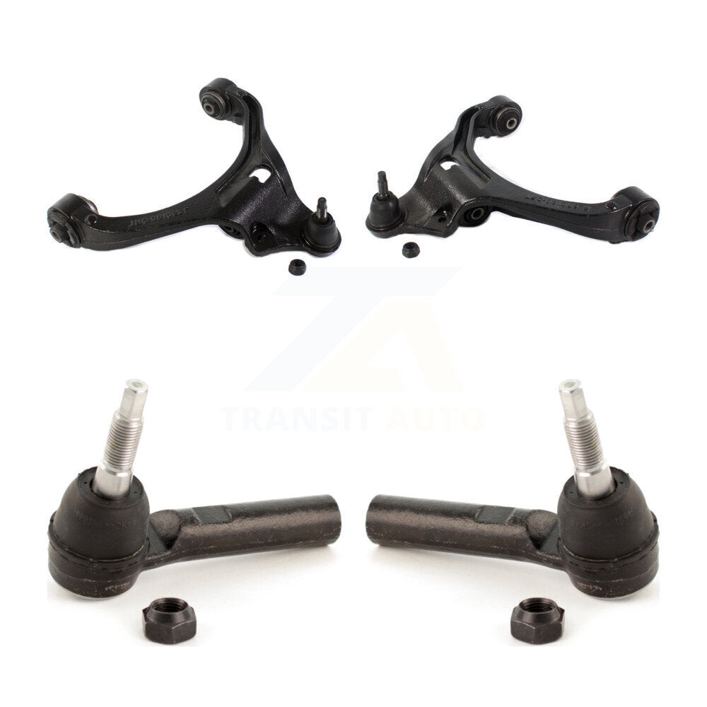Front Suspension Control Arm Assembly And Tie Rod End Kit For Dakota Dodge Ram