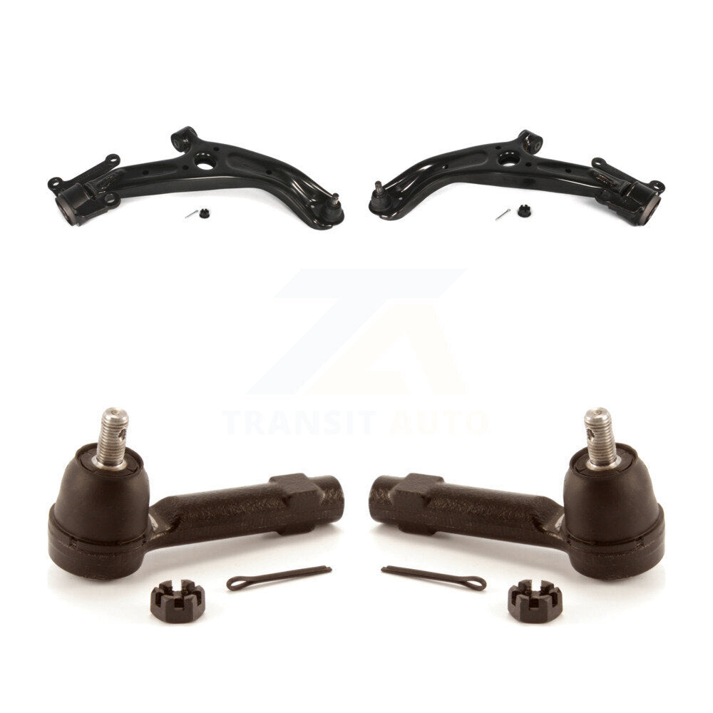 Front Suspension Control Arm Assembly & Tie Rod End Kit For 2007-2008 Honda Fit