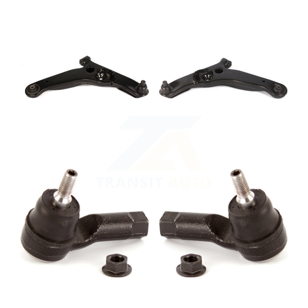 Front Suspension Control Arm Tie Rod End Kit For 2003-2006 Mitsubishi Outlander