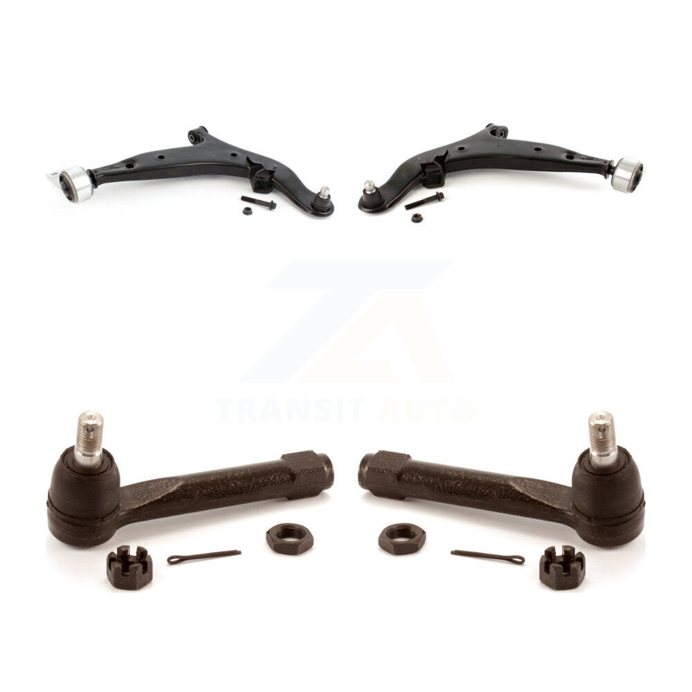 Front Suspension Control Arm Assembly Tie Rod End Kit For 2004-2009 Nissan Quest