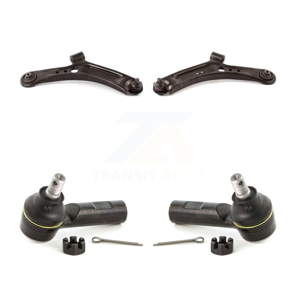 Front Suspension Control Arm Assembly & Tie Rod End Kit For Suzuki SX4 Crossover