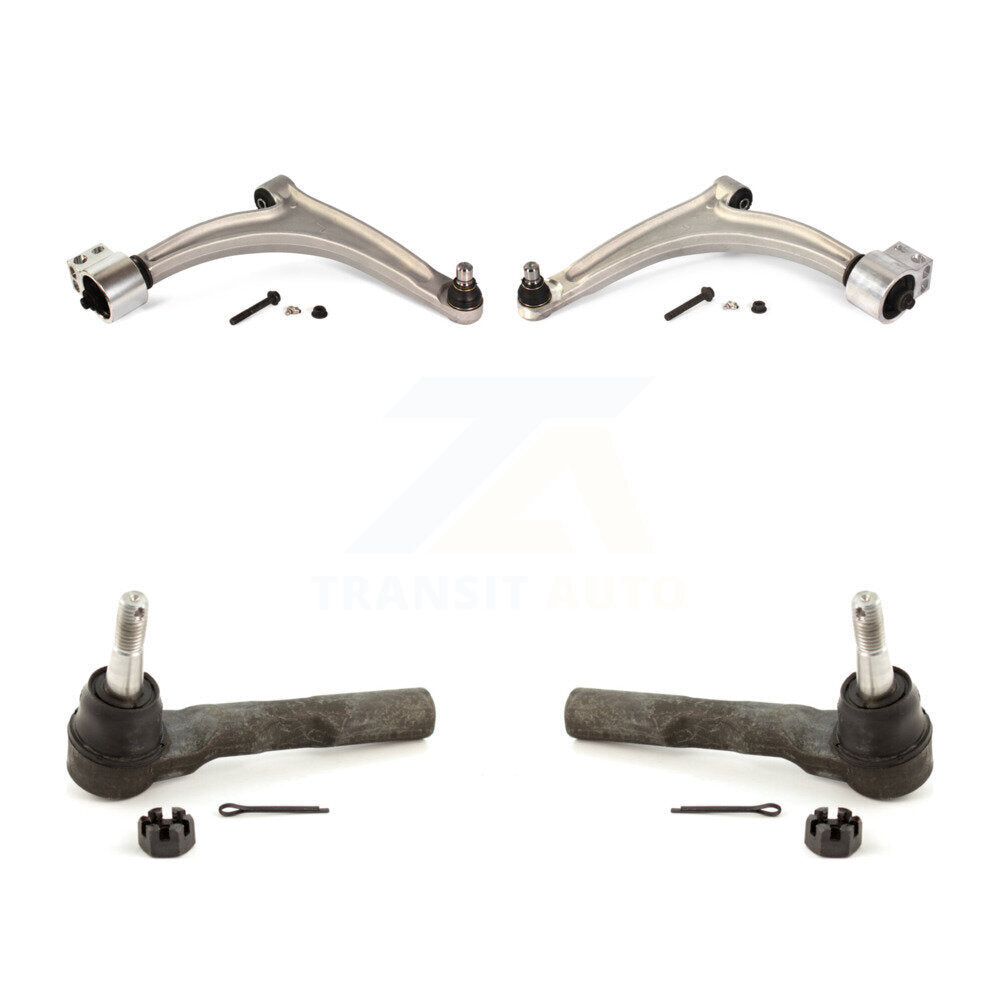 Front Suspension Control Arm Assembly & Tie Rod End Kit For Chevrolet Malibu G6