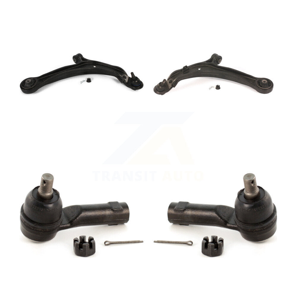 Front Suspension Control Arm And Tie Rod End Kit For 2011-2017 Honda Odyssey