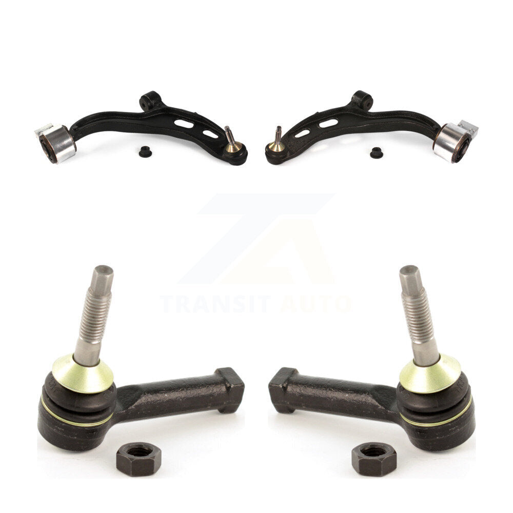 Front Suspension Control Arm Assembly & Tie Rod End Kit For Ford Flex Taurus MKS