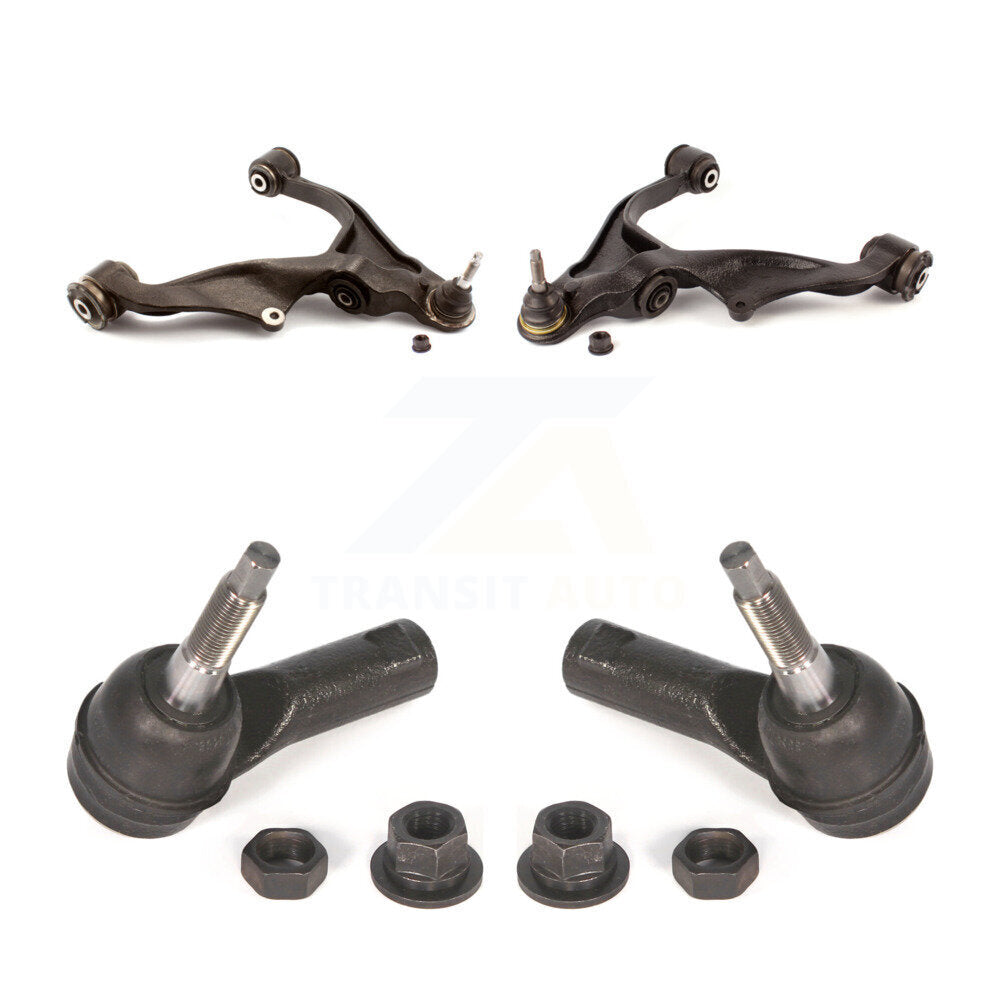 Front Suspension Control Arm Assembly And Tie Rod End Kit For Ram 1500 Classic