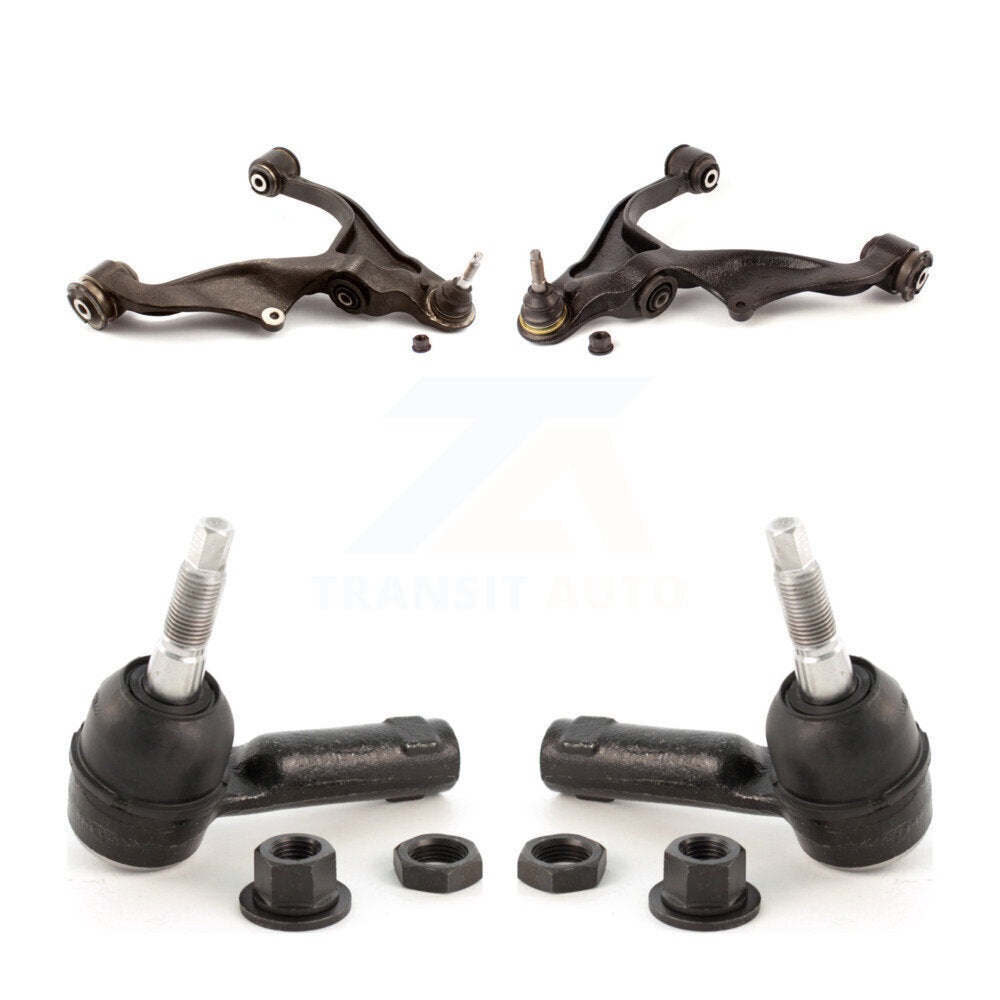 Front Suspension Control Arm Assembly And Tie Rod End Kit For Dodge Ram 1500 4WD