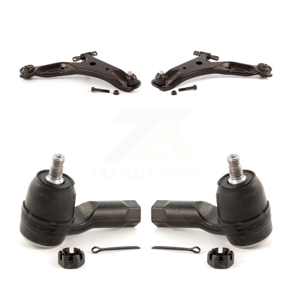 Front Suspension Control Arm And Tie Rod End Kit For 2001-2006 Hyundai Santa Fe