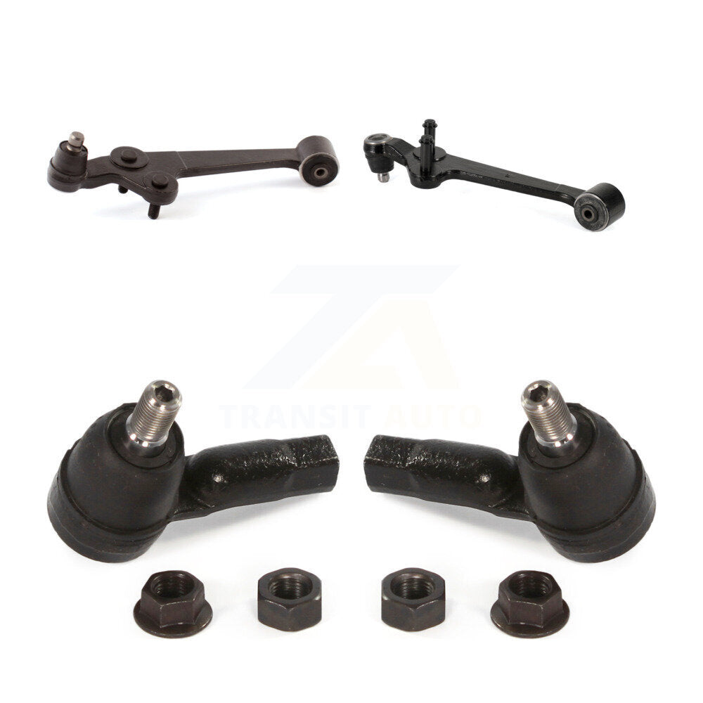 Front Suspension Control Arm Assembly And Tie Rod End Kit For 2003-2005 Kia Rio