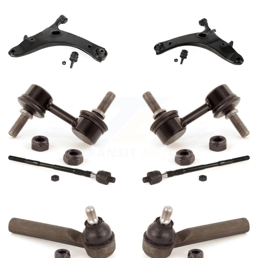 Front Control Arm And Ball Joint Tie Rod End Link Kit (8Pc) For Subaru Forester
