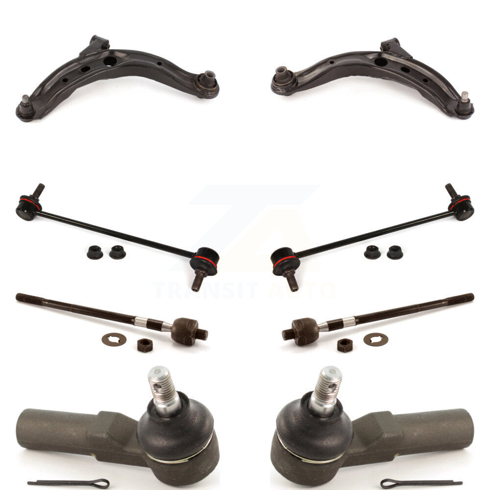 Front Control Arm Ball Joint Tie Rod End Link Kit (8Pc) For 2000-2001 Mazda MPV