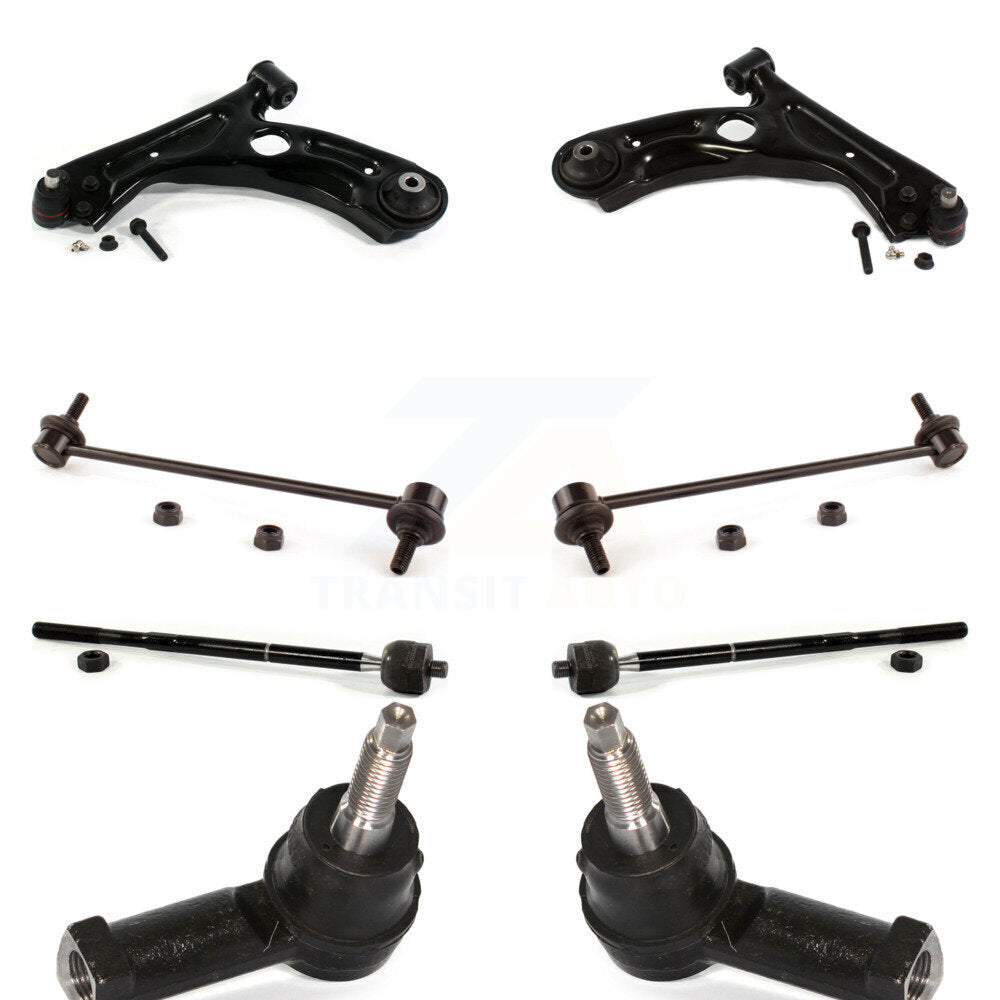 Front Control Arm And Ball Joint Tie Rod End Link Kit (8Pc) For Chevrolet Sonic