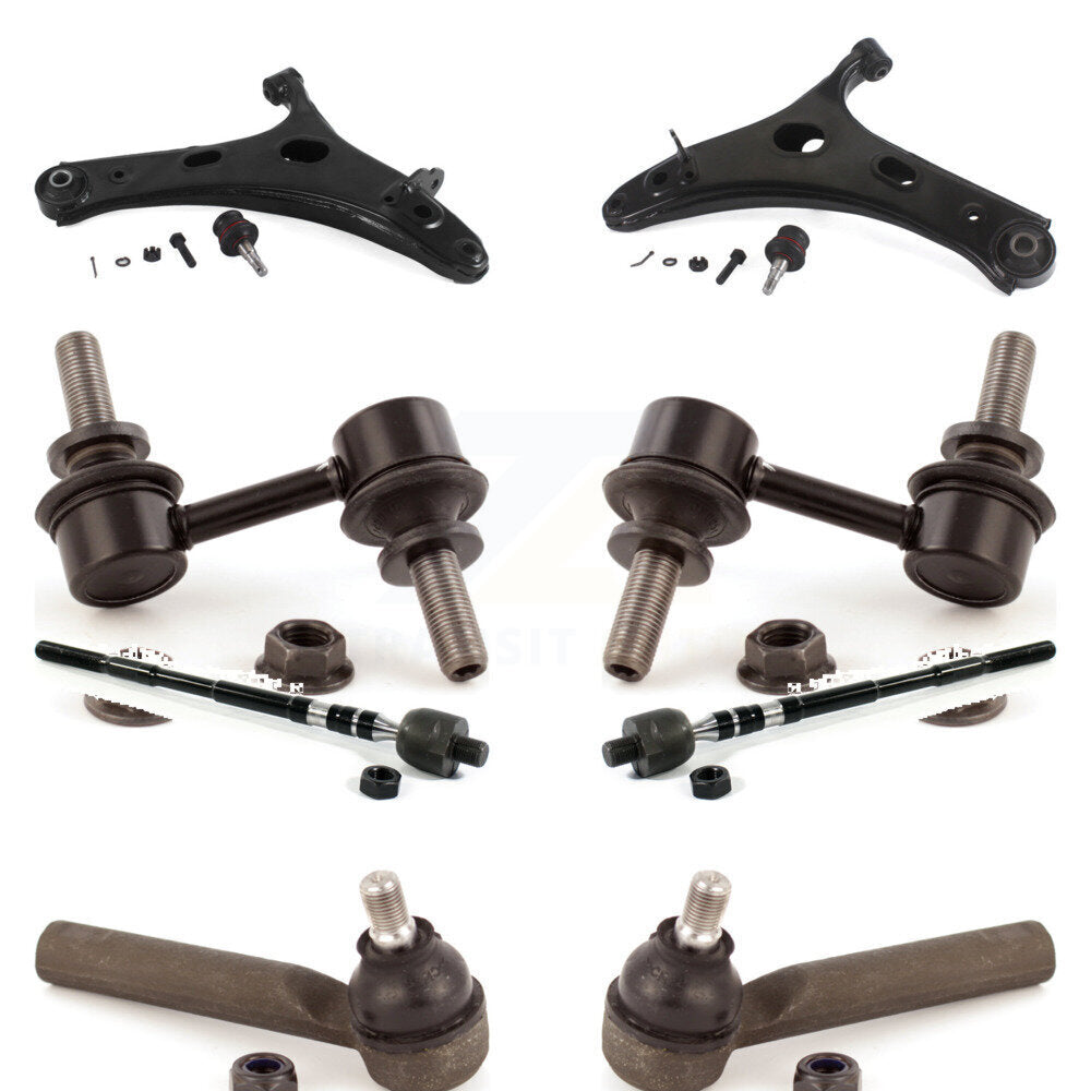 Front Control Arm And Ball Joint Tie Rod End Link Kit (8Pc) For Subaru Forester