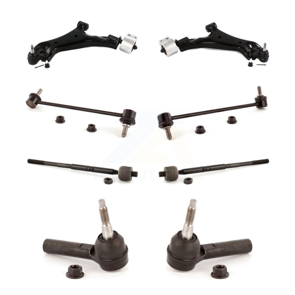 Front Control Arm & Ball Joint Tie Rod End Link Kit (8Pc) For Chevrolet Equinox