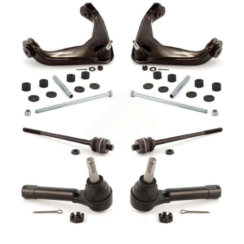 Front Control Arm & Ball Joint Tie Rod End Link Kit For Chevrolet Silverado 2500