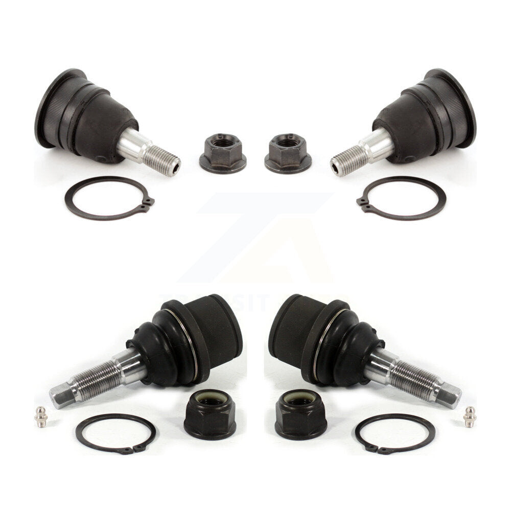 Front Lower & Upper Suspension Ball Joints Kit For Dodge Ram 1500 3500 2500