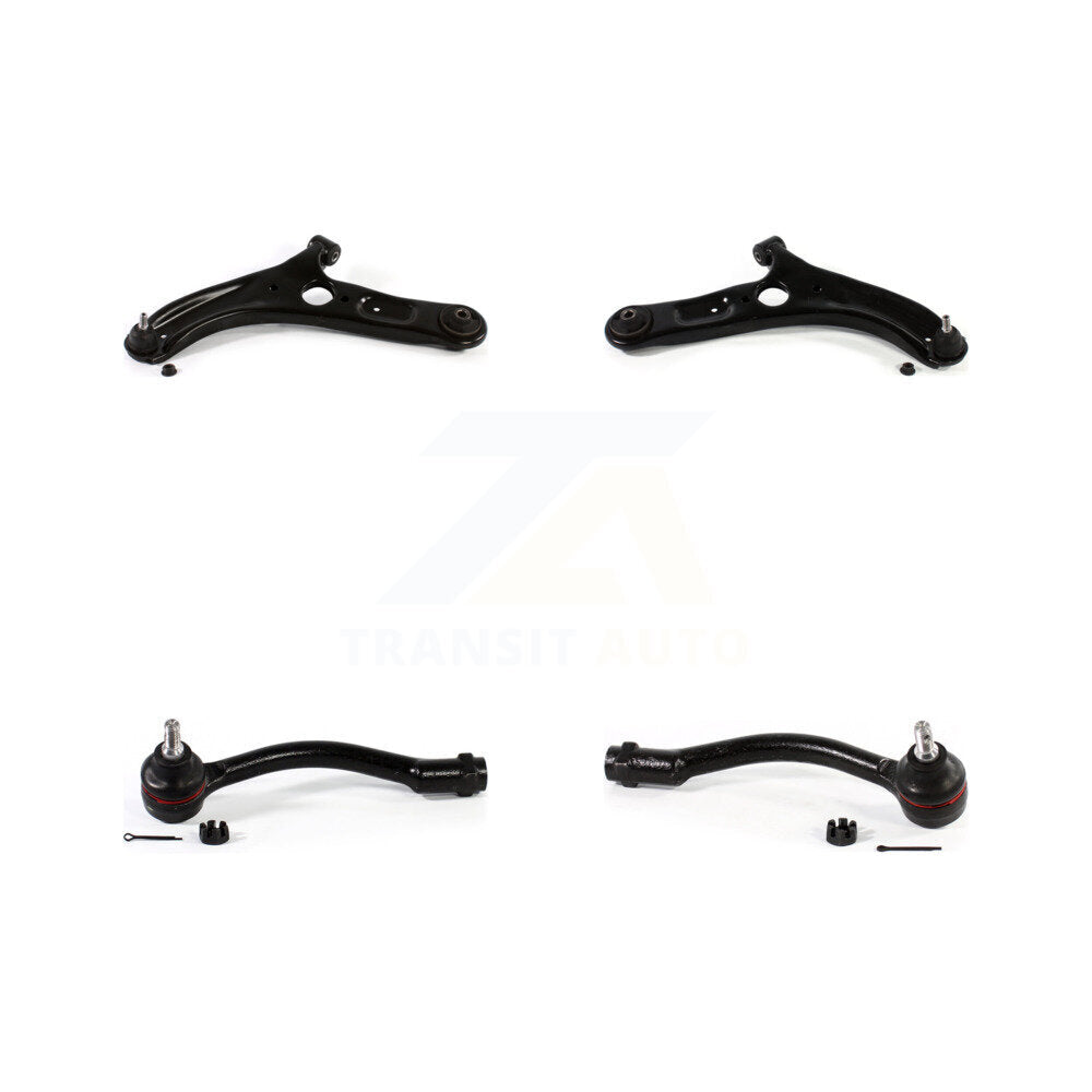 Front Suspension Control Arm Assembly Tie Rod End Kit For Kia Forte Forte5 Koup
