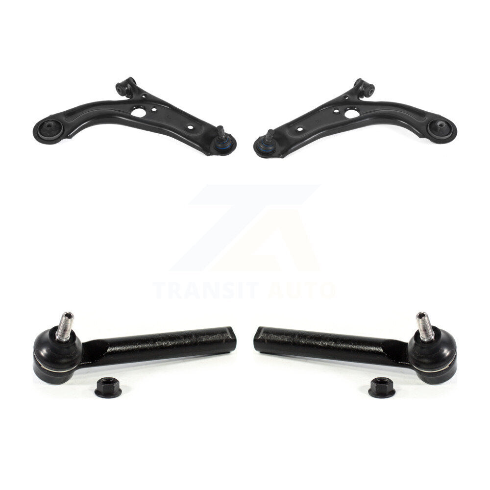 Front Suspension Control Arm Assembly And Tie Rod End Kit For Fiat 500