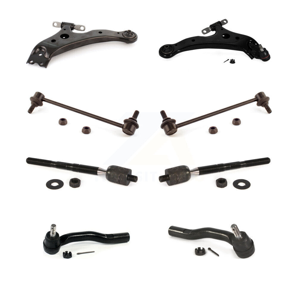 Front Control Arm & Ball Joint Tie Rod End Link Kit (8Pc) For Toyota Camry Lexus