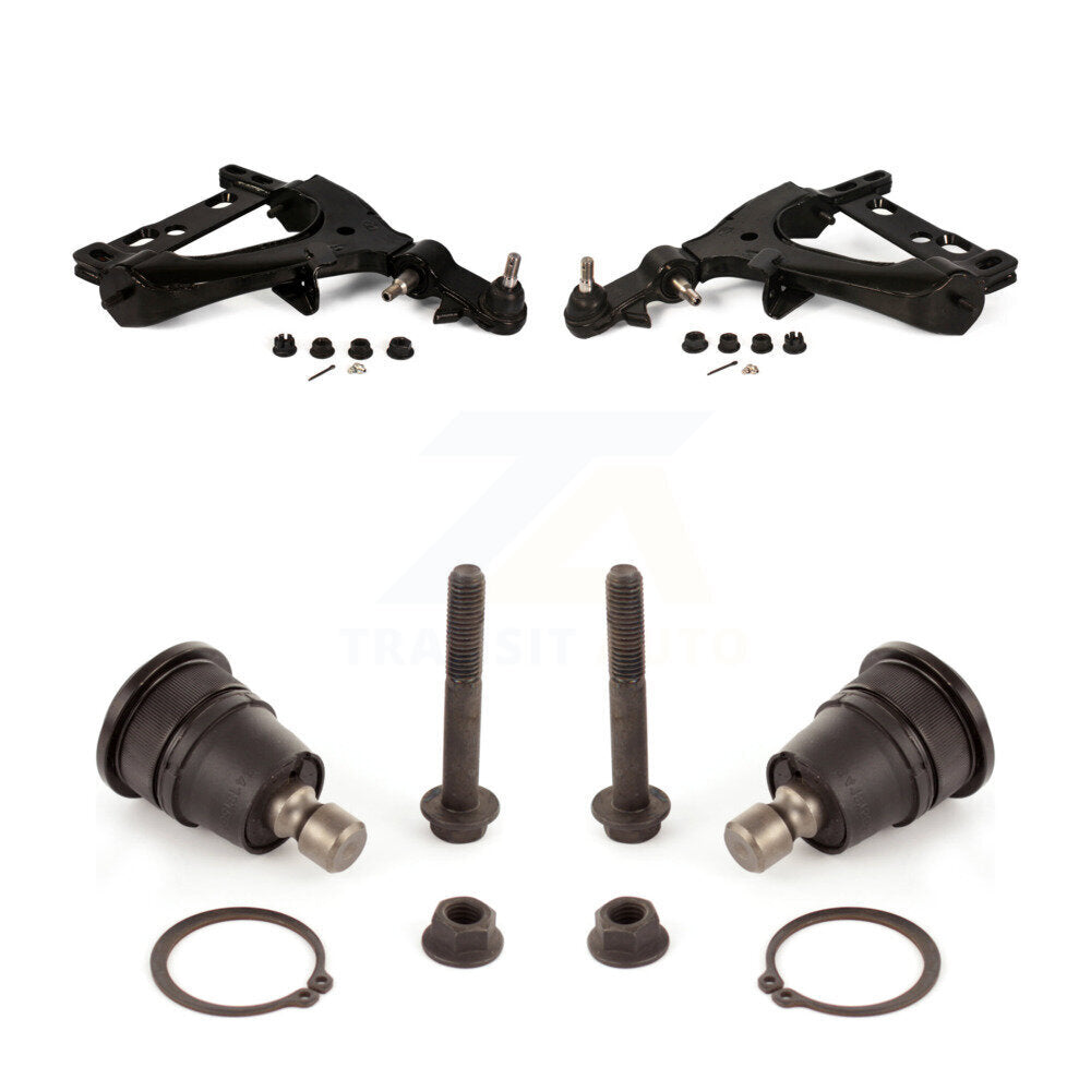 Front Control Arm & Upper Ball Joints Kit For GMC Chevrolet Envoy Trailblazer XL