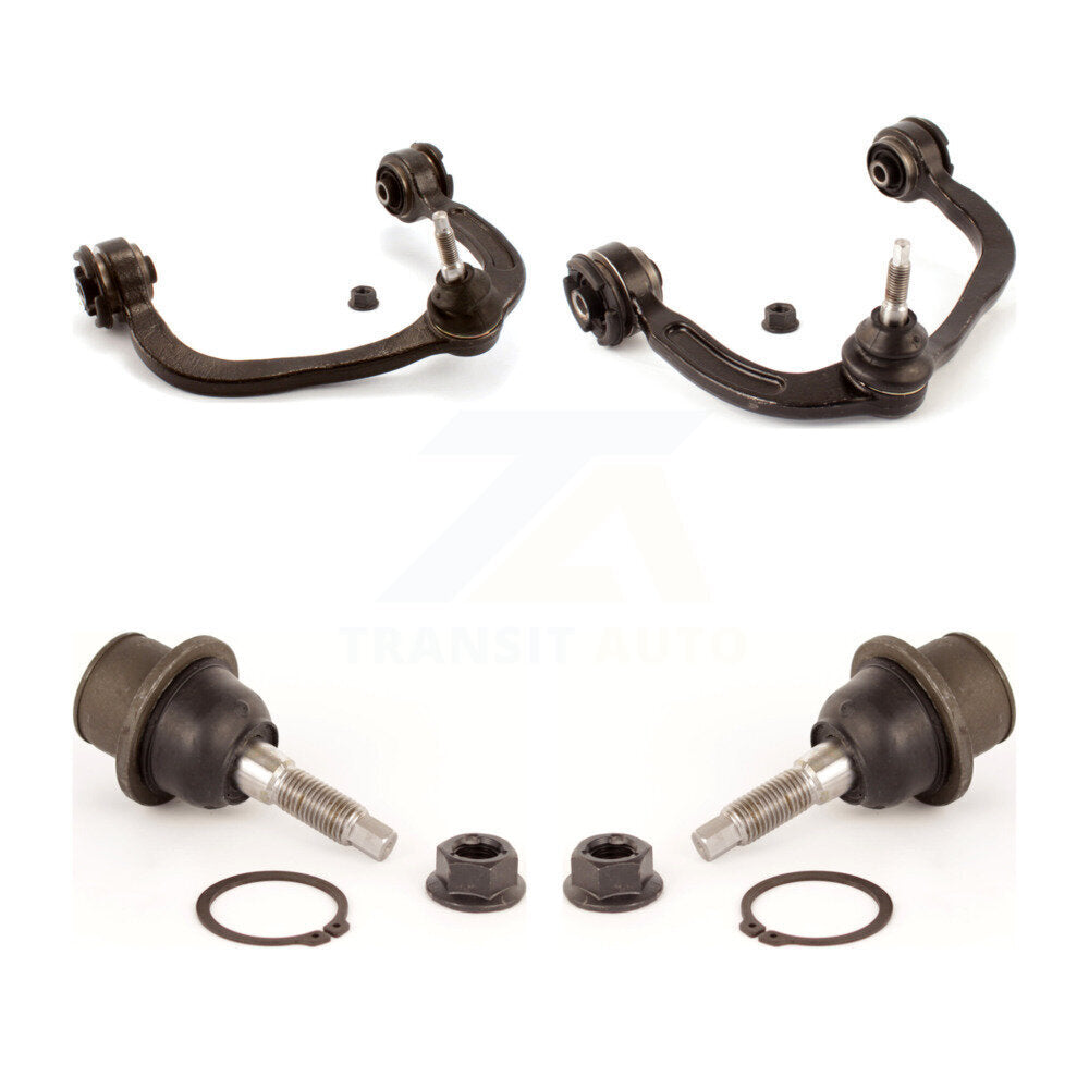 Front Upper Control Arm And Lower Ball Joints Kit For Ford F-150 Lincoln Mark LT