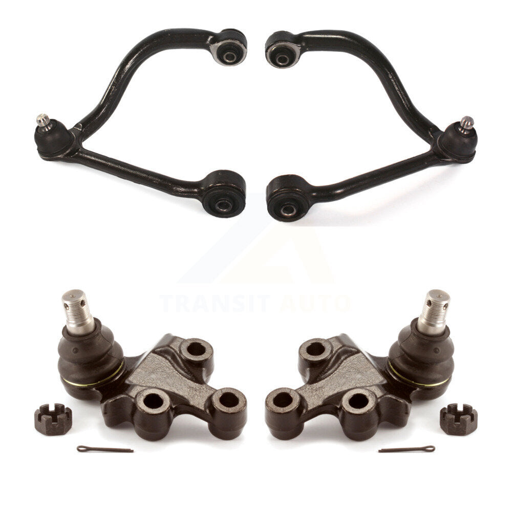 Front Upper Control Arms And Lower Ball Joints Kit For 2003-2009 Kia Sorento