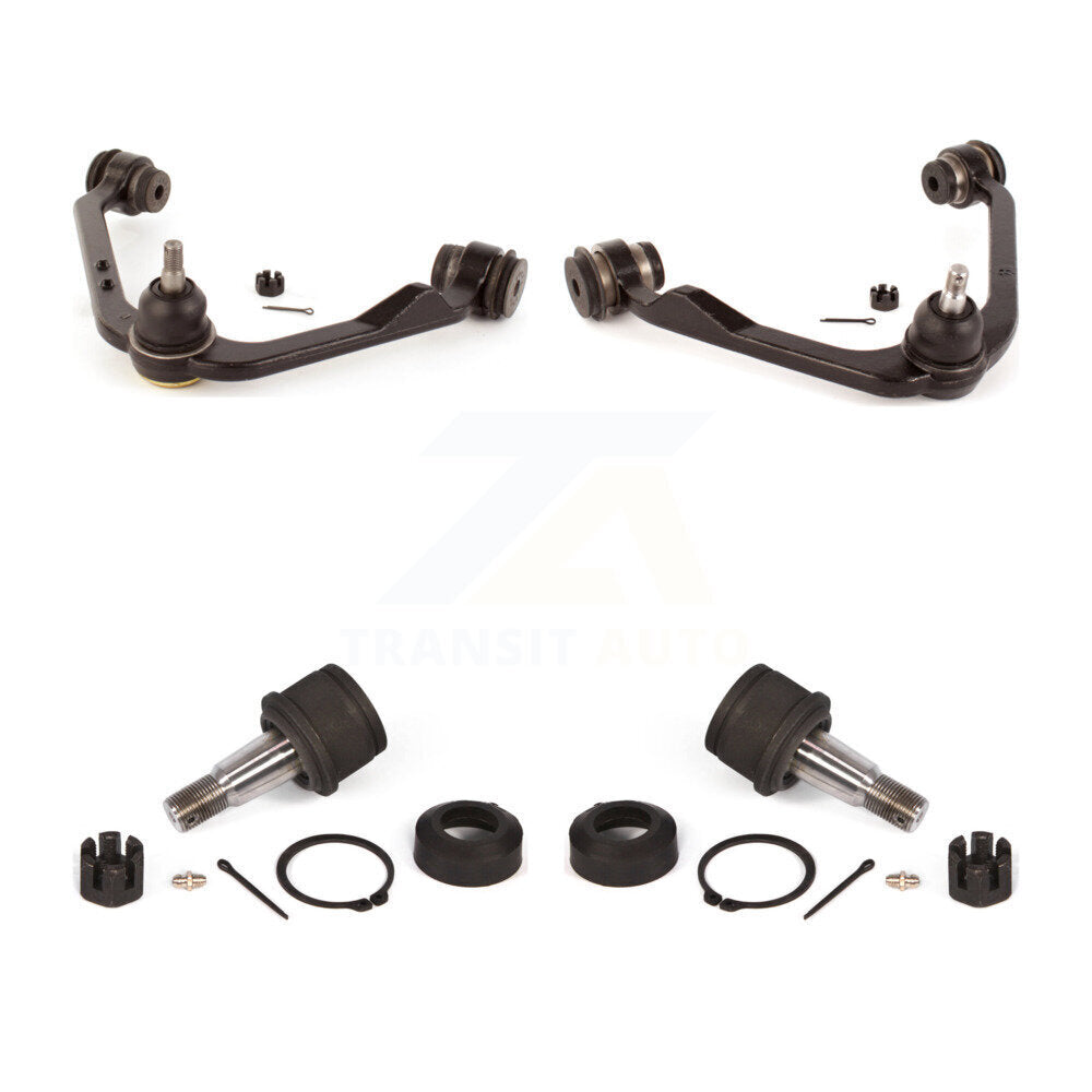 Front Suspension Upper Control Arm & Lower Ball Joints Kit For Ford F-250 HD RWD