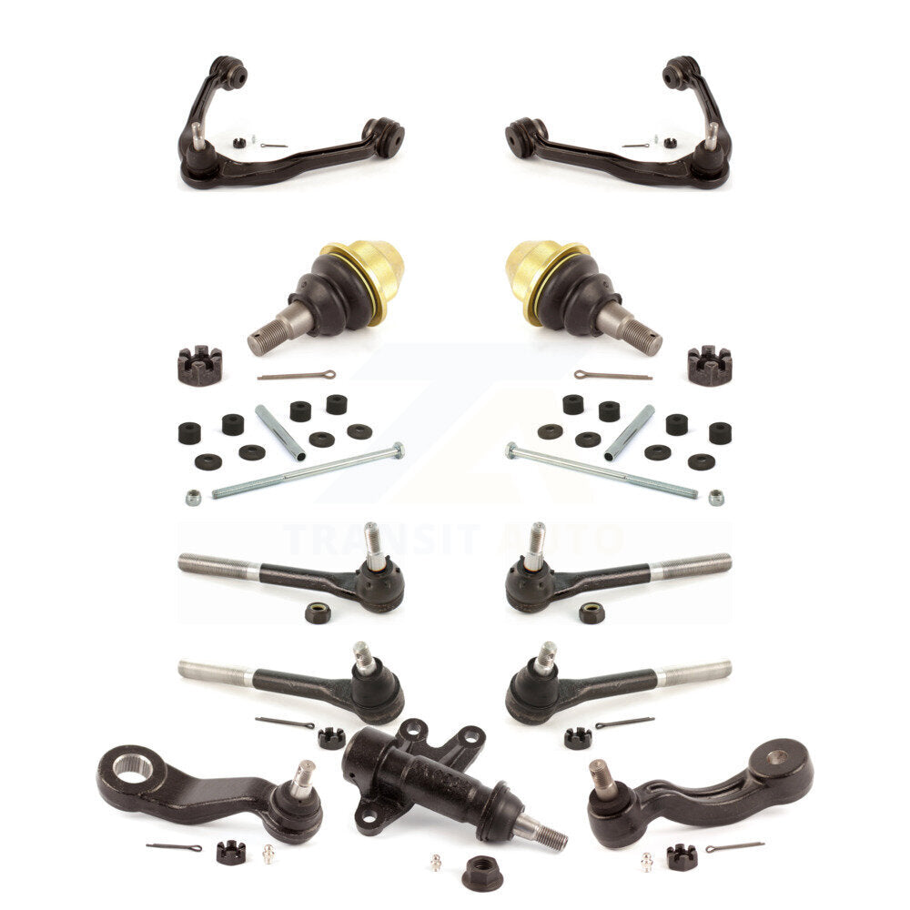 Front Control Arms & Lower Ball Joints Tie Rods Link Sway Bar Kit For GMC Yukon