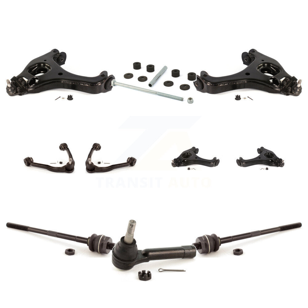 Front Arms Lower Ball Joints Tie Rods Link Sway Bar Kit (10Pc) For Chevrolet GMC