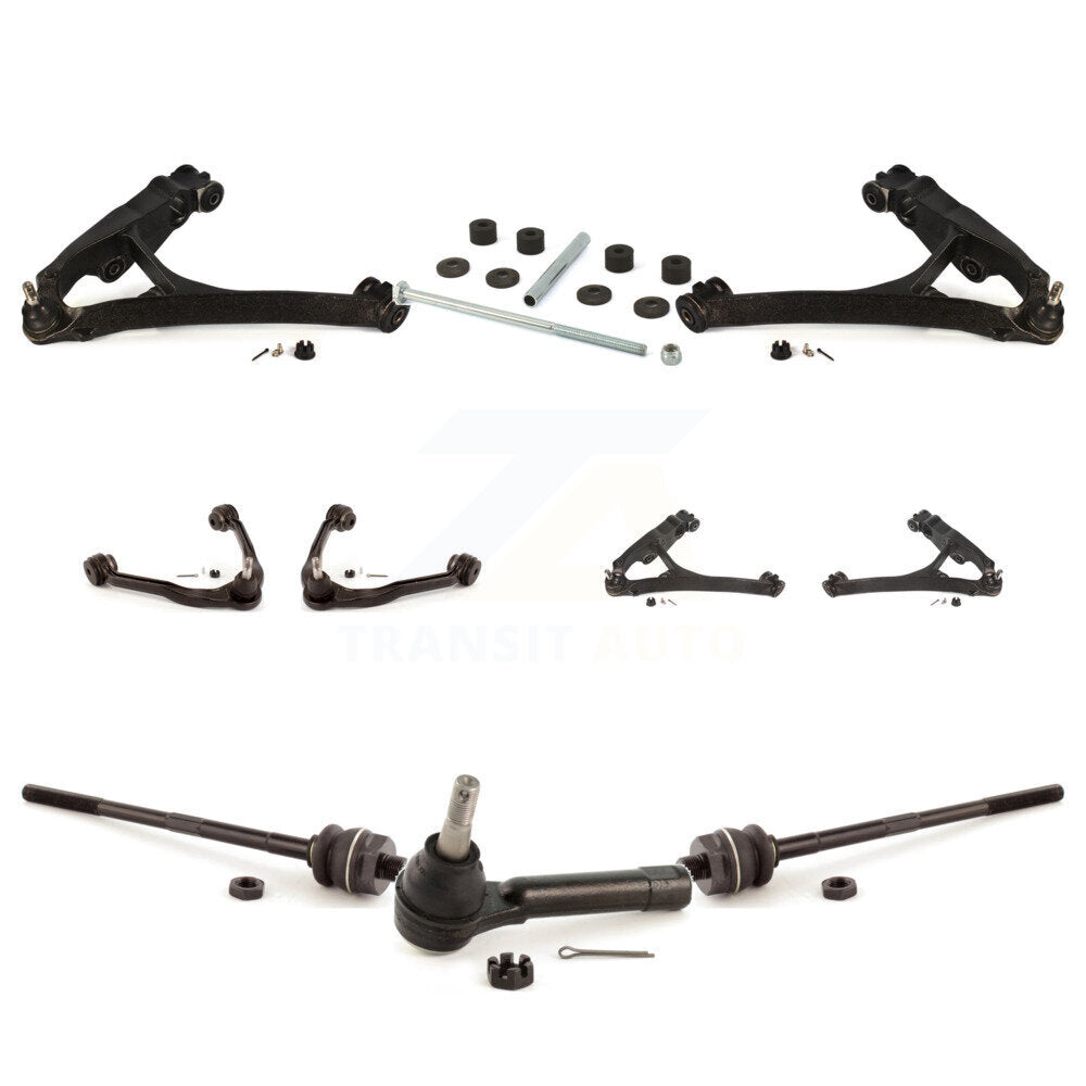 Front Control Arms & Lower Ball Joints Tie Rods Link Sway Bar Kit (10Pc) For GMC