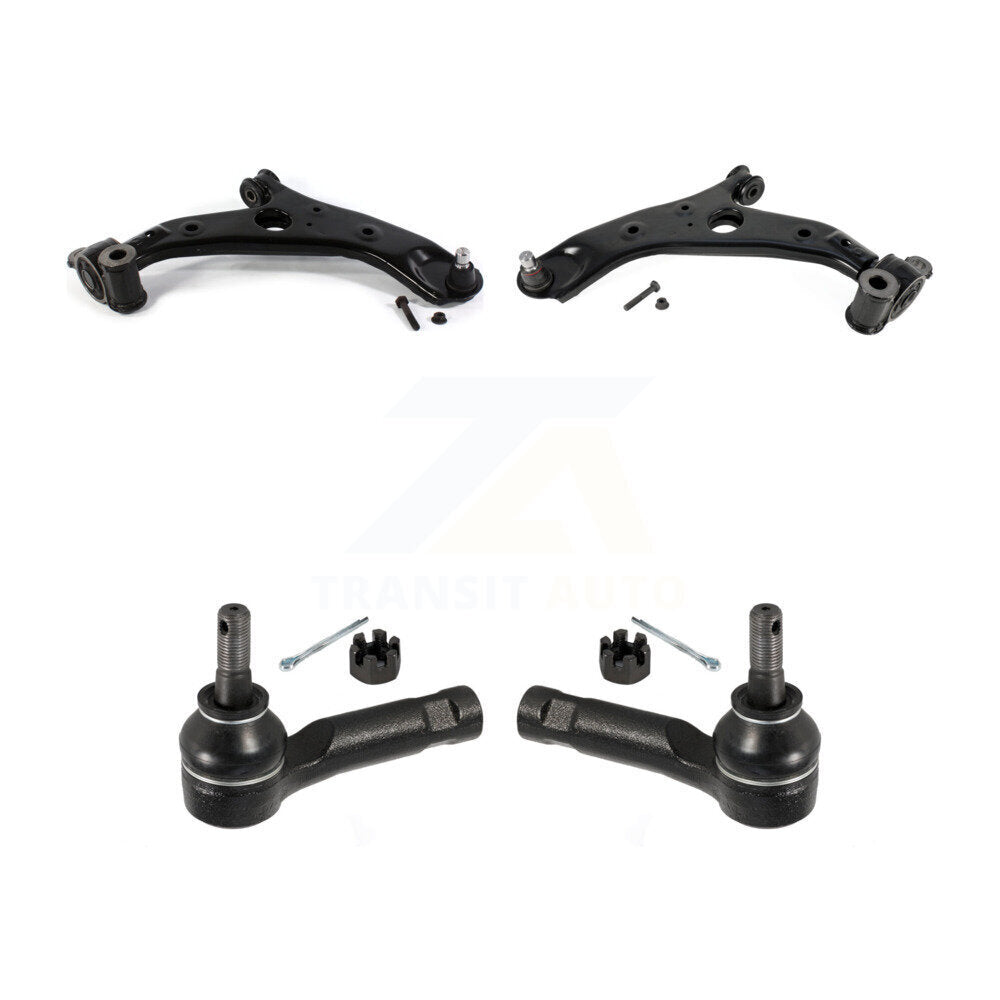 Front Suspension Control Arm Assembly & Tie Rod End Kit For 2013-2016 Mazda CX-5