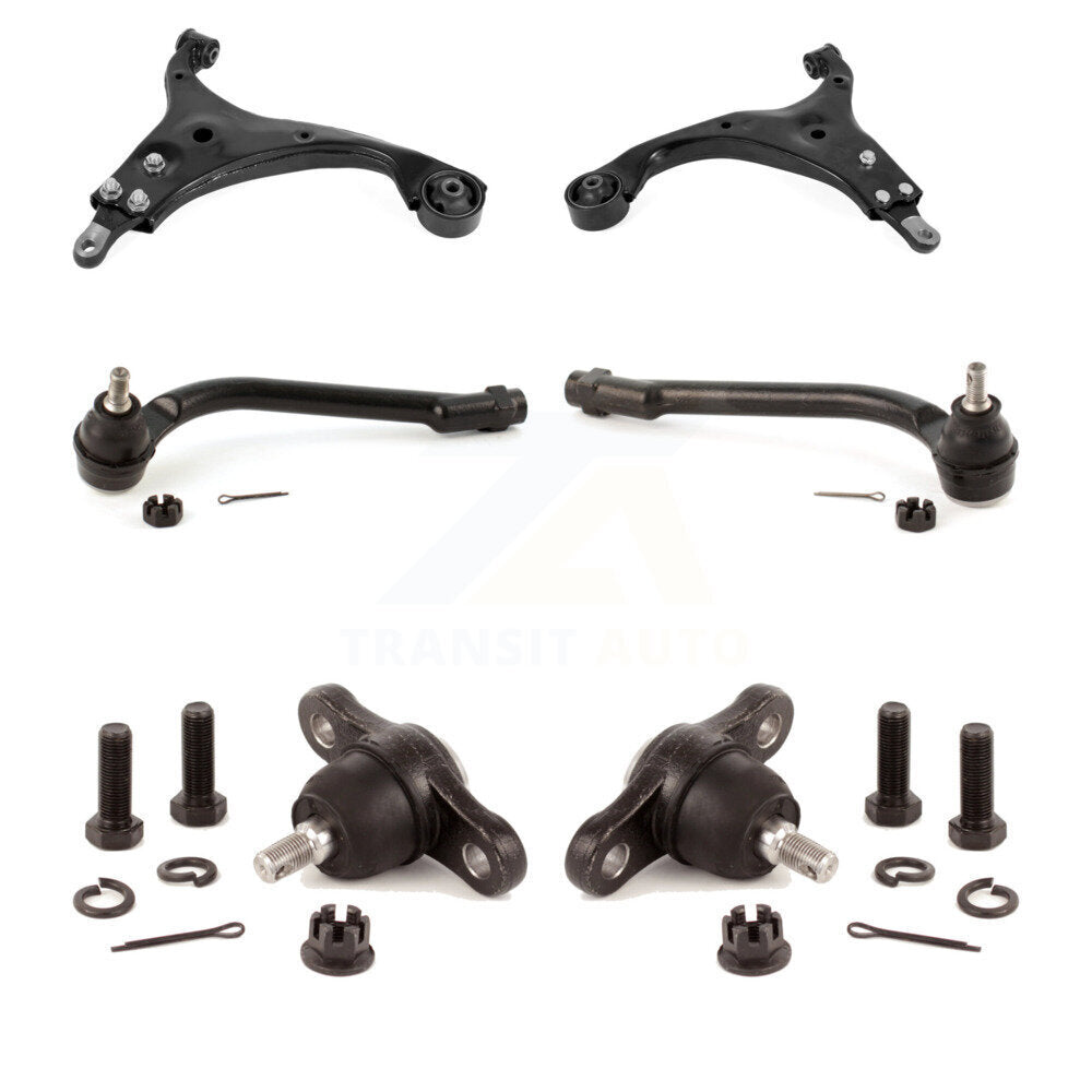 Front Suspension Control Arm With Tie Rod End Ball Joint Kit For Hyundai Elantra