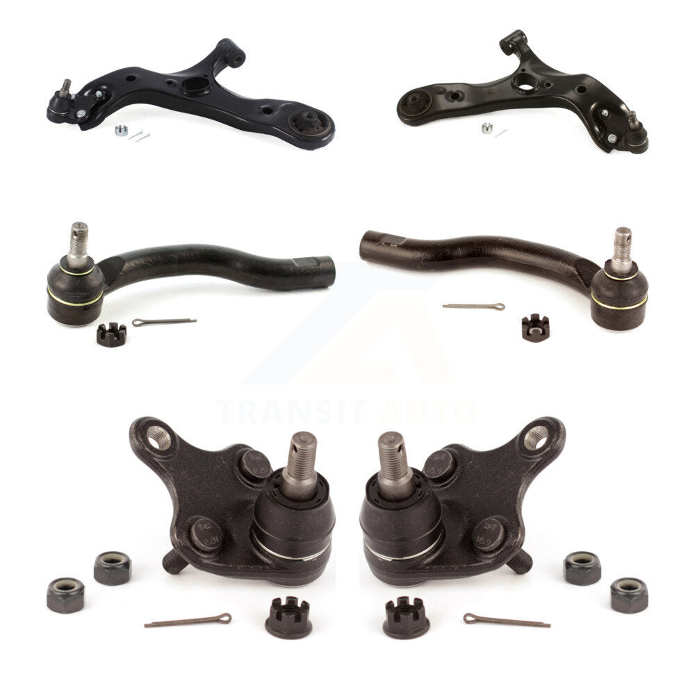 Front Suspension Control Arm Tie Rod End Ball Joint Kit (6Pc) For Scion tC Lexus