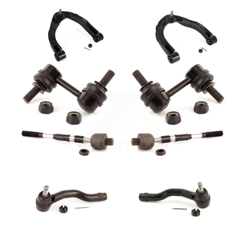 Front Control Arm Ball Joint Tie Rod End Link Kit (8Pc) For Nissan TITAN Armada